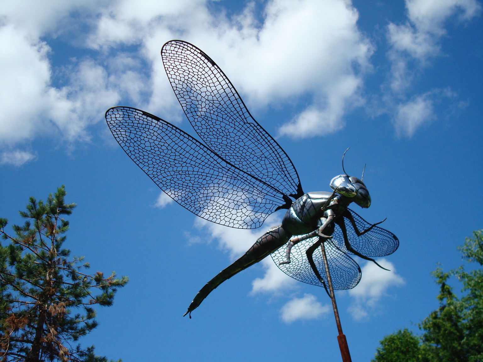 Custom sculptural metalwork