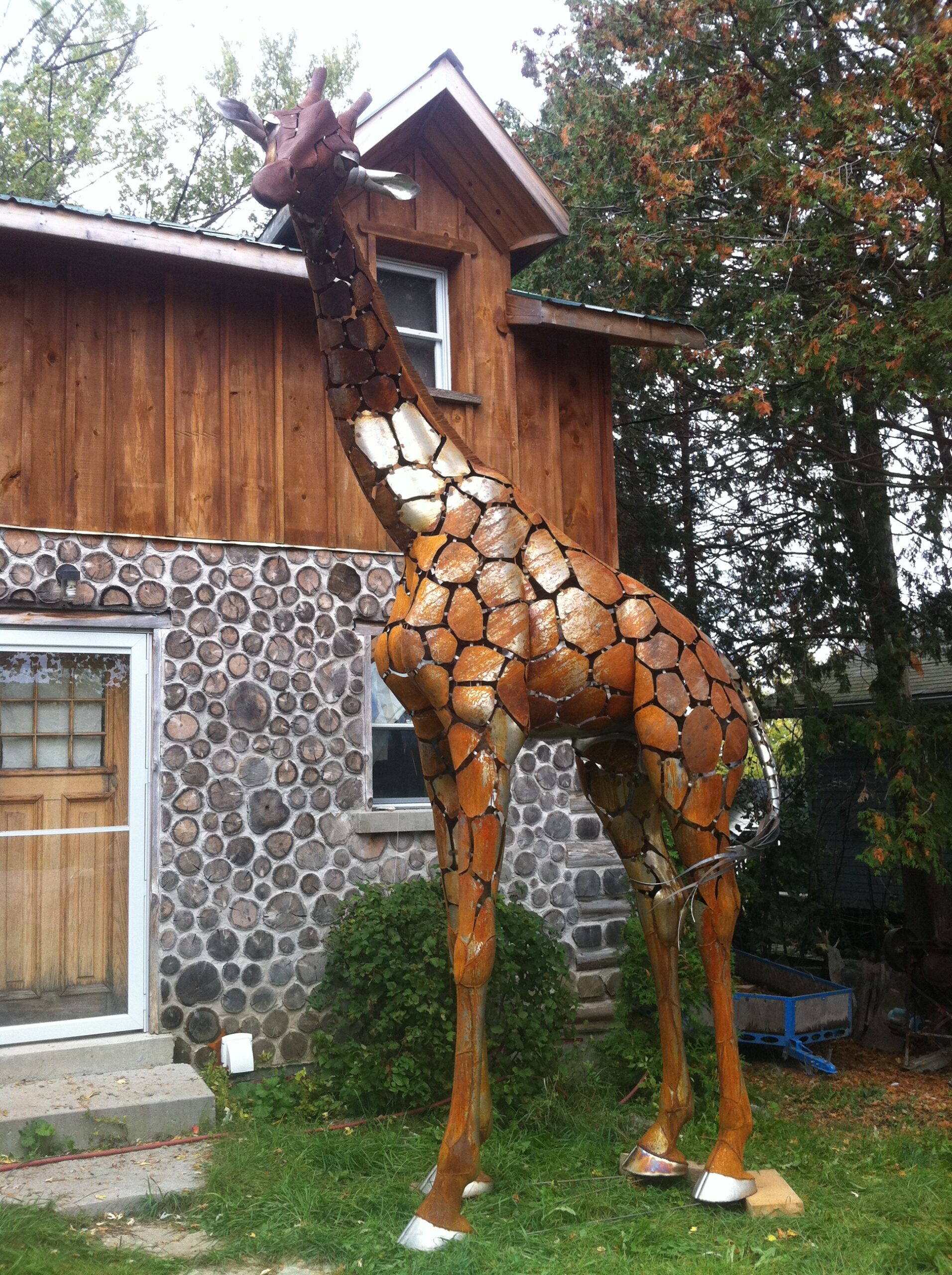 Sculptural metal installation