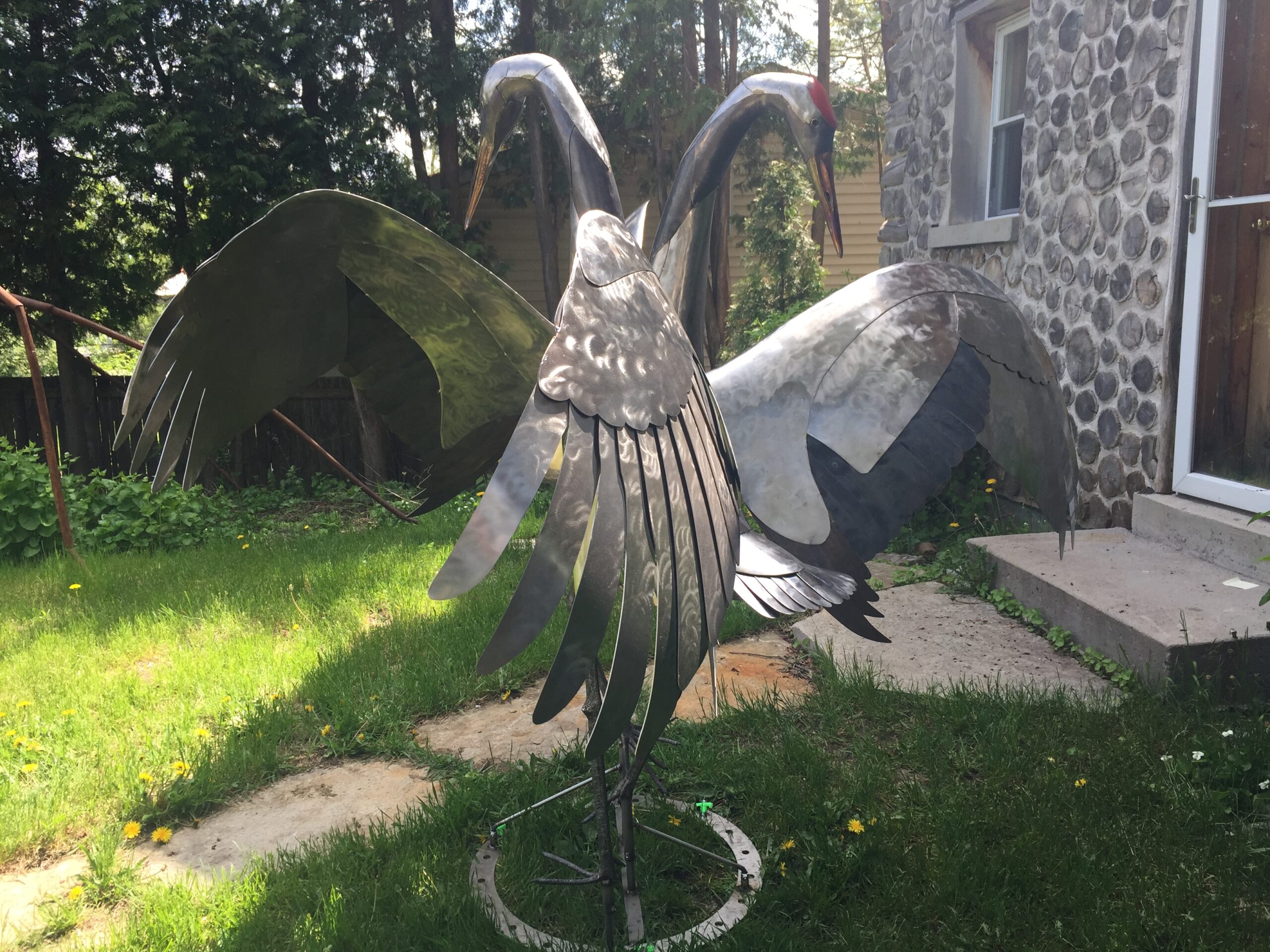 Large metal sculptural work