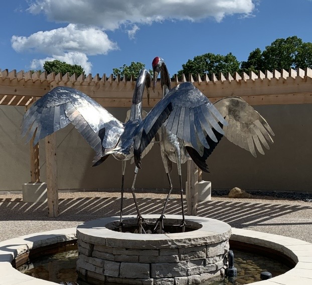 Small-scale metal artwork