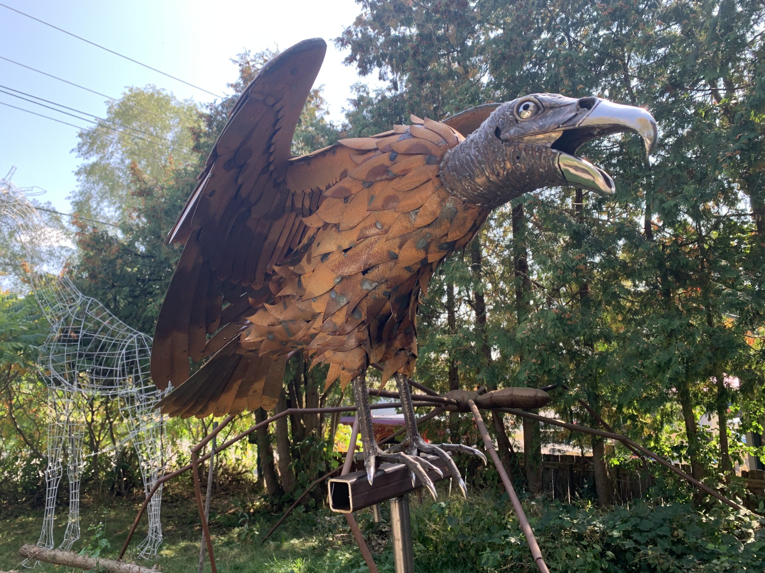 Metal sculpture by Richard Van Heuvelen