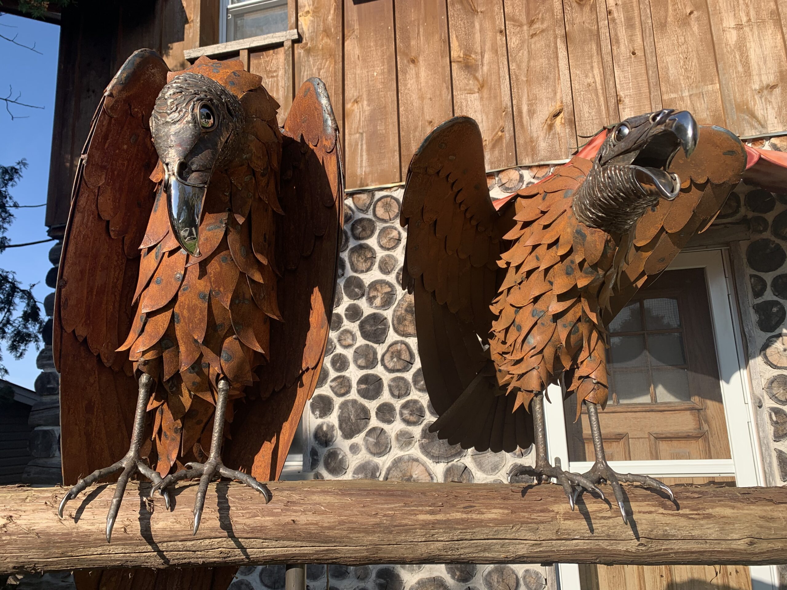 Metal sculpture by Richard Van Heuvelen