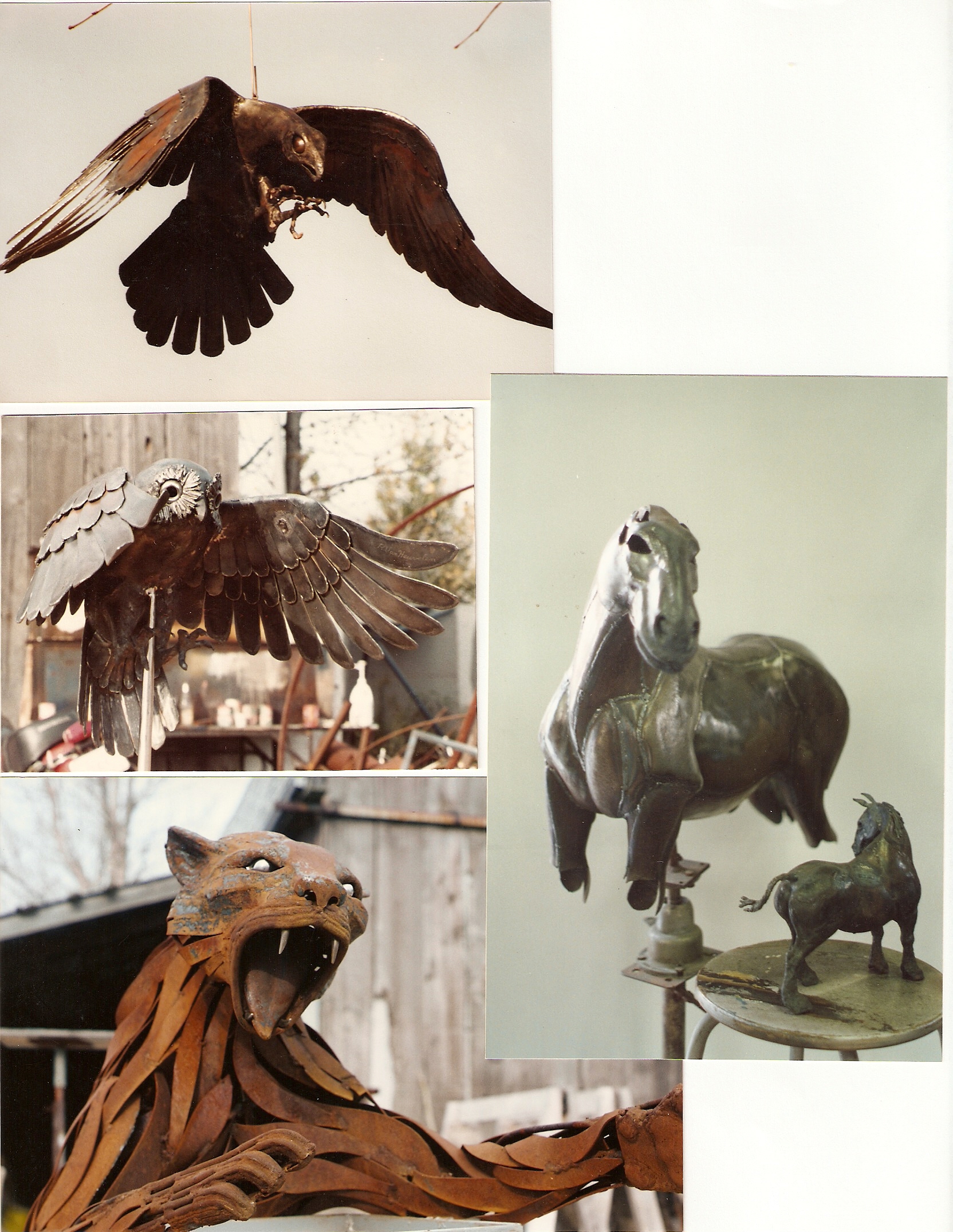 Metal sculpture by Richard Van Heuvelen