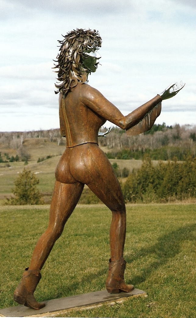 Metal sculpture by Richard Van Heuvelen