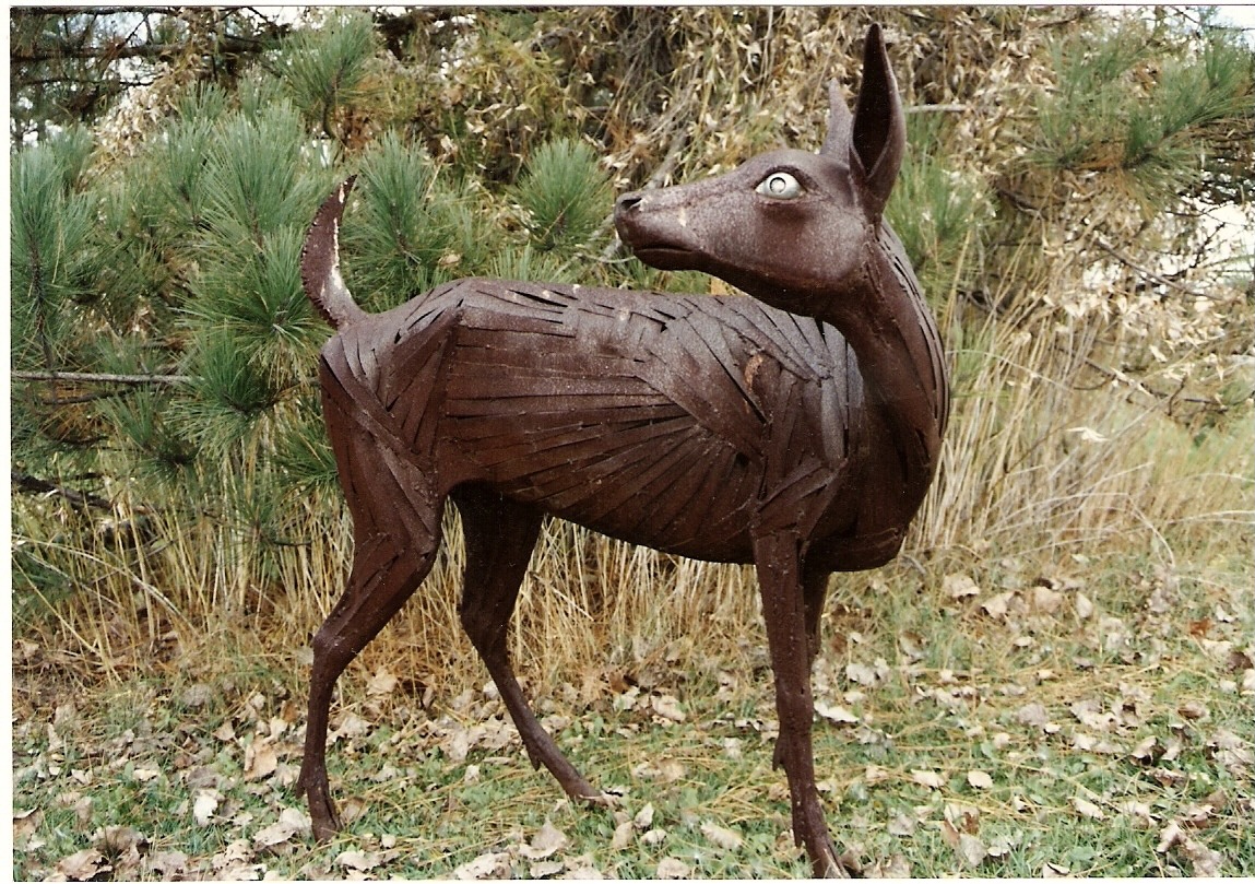 Metal sculpture by Richard Van Heuvelen