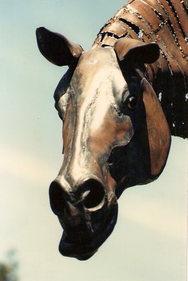 Metal sculpture by Richard Van Heuvelen